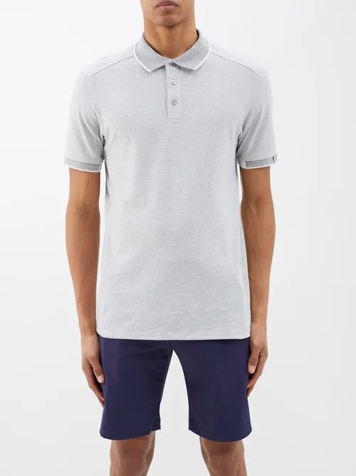 Stan Golf Polo Shirt - Mens - Grey