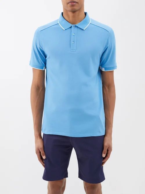 Stan Golfing Polo Shirt - Mens - Blue