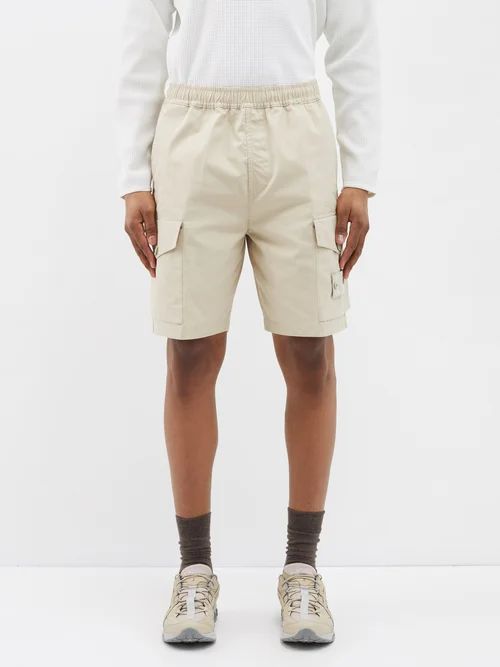 O-ventile Canvas Cargo Shorts - Mens - Beige