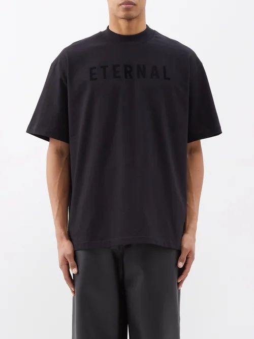 Eternal Cotton-jersey T-shirt - Mens - Black