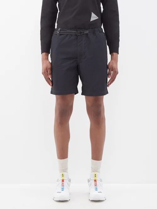 Hiker Nylon-taffeta Shorts - Mens - Black