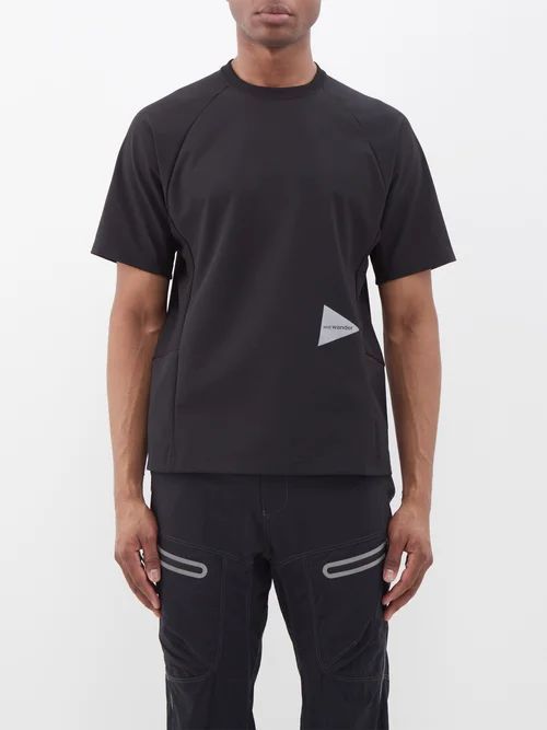 Hybrid Jersey Base-layer T-shirt - Mens - Black