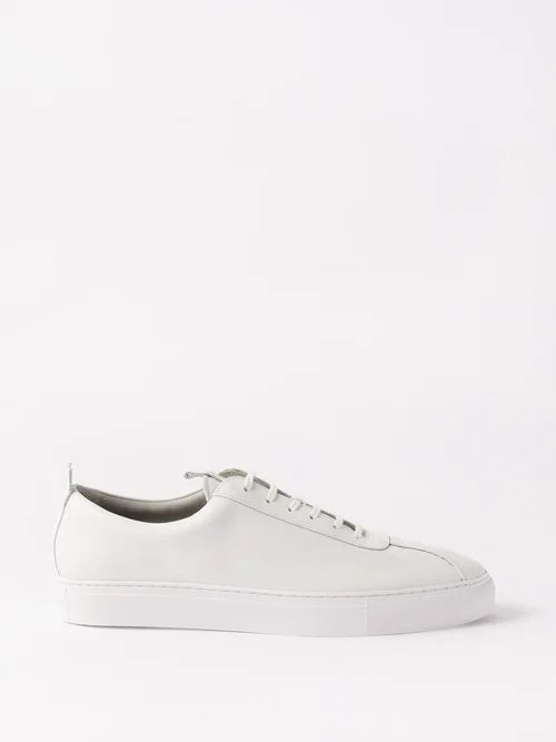 Sneaker 1 Leather Trainers - Mens - White