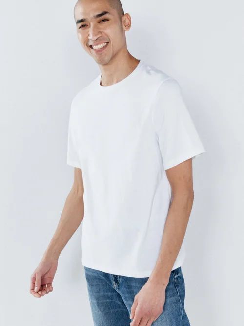 Organic Cotton Oversized T-shirt - Mens - White