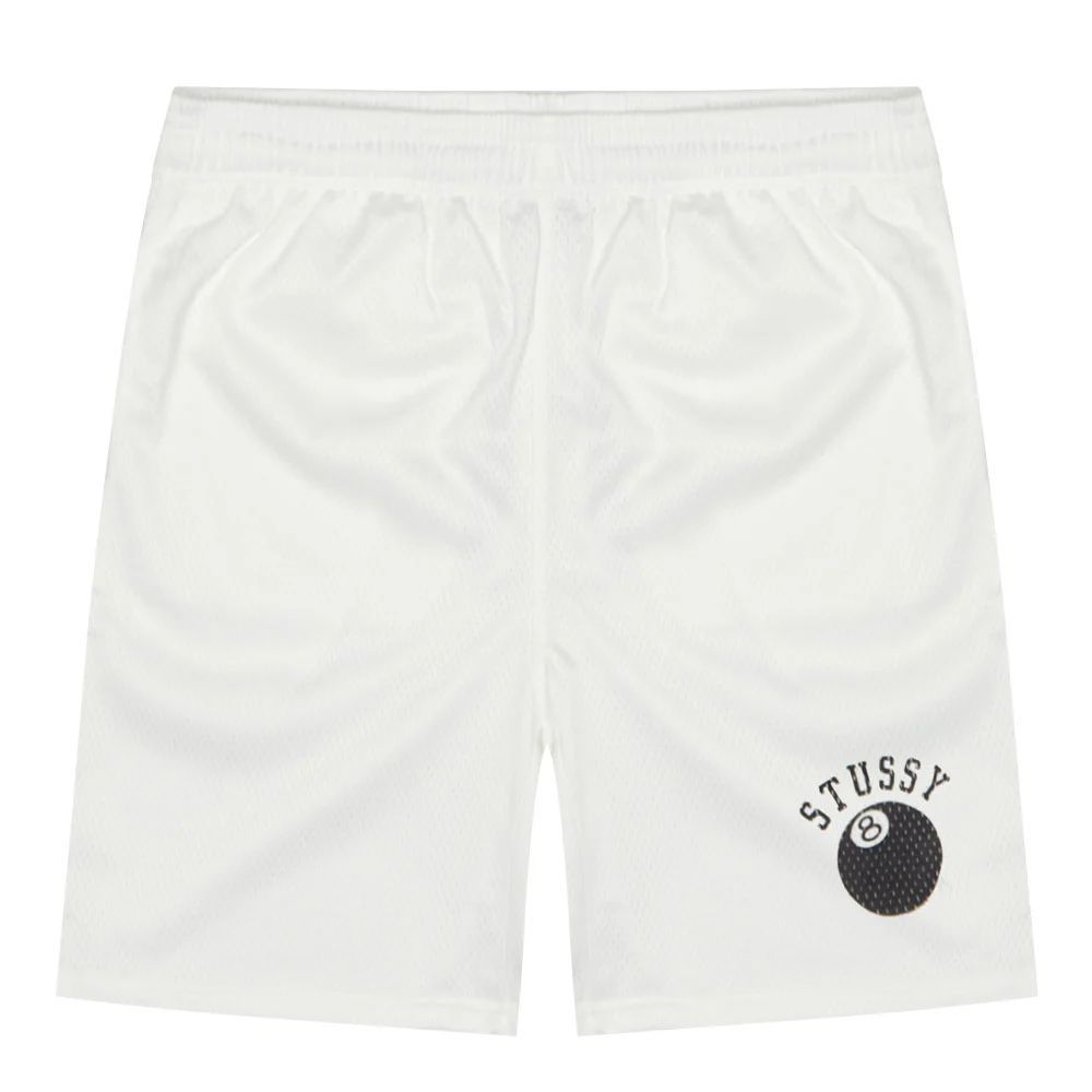 8-Ball Mesh Shorts - White
