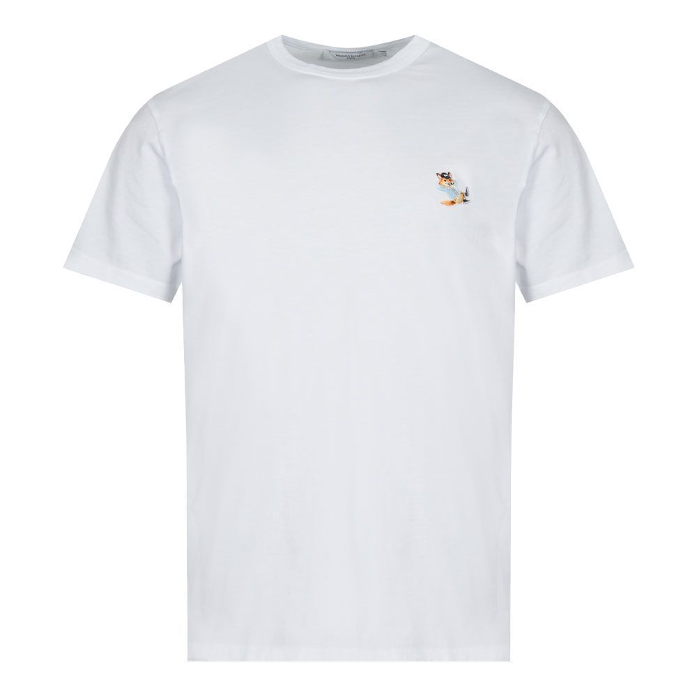 Dressed Fox Patch T-Shirt - White