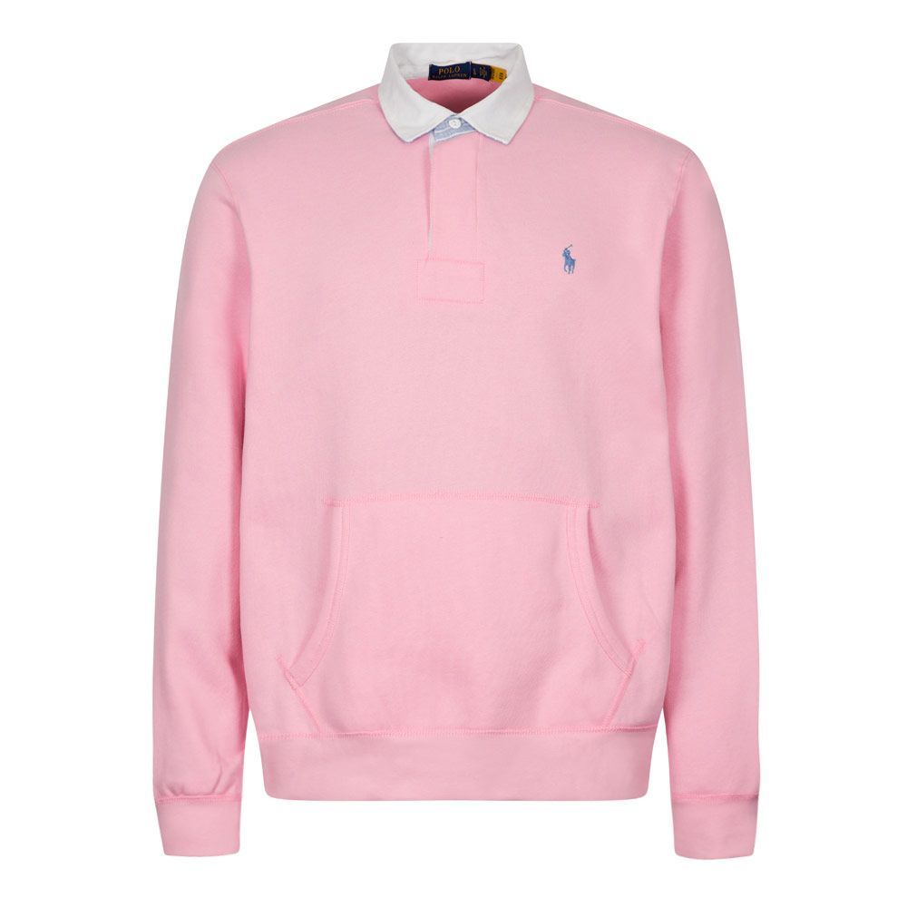 Long Sleeve Rugby Shirt - Pink