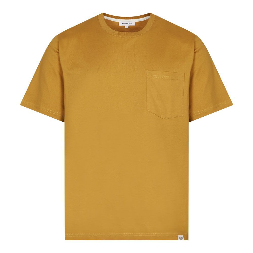 Johannes Pocket T-Shirt - Turmeric Yellow