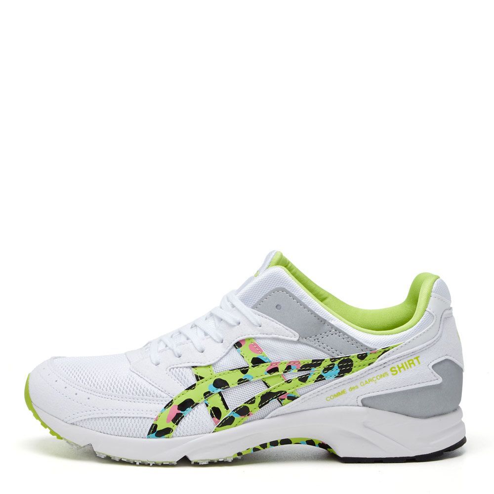 Asics Trainers in White / Lime