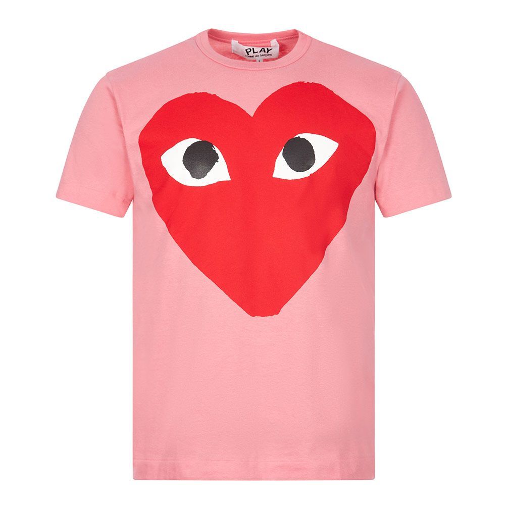 Big Heart Logo T-Shirt - Pink