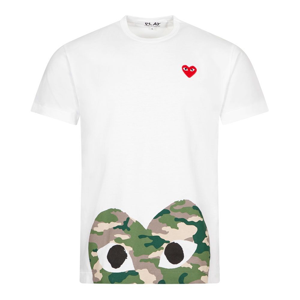 Play Camo Logo T-Shirt - White