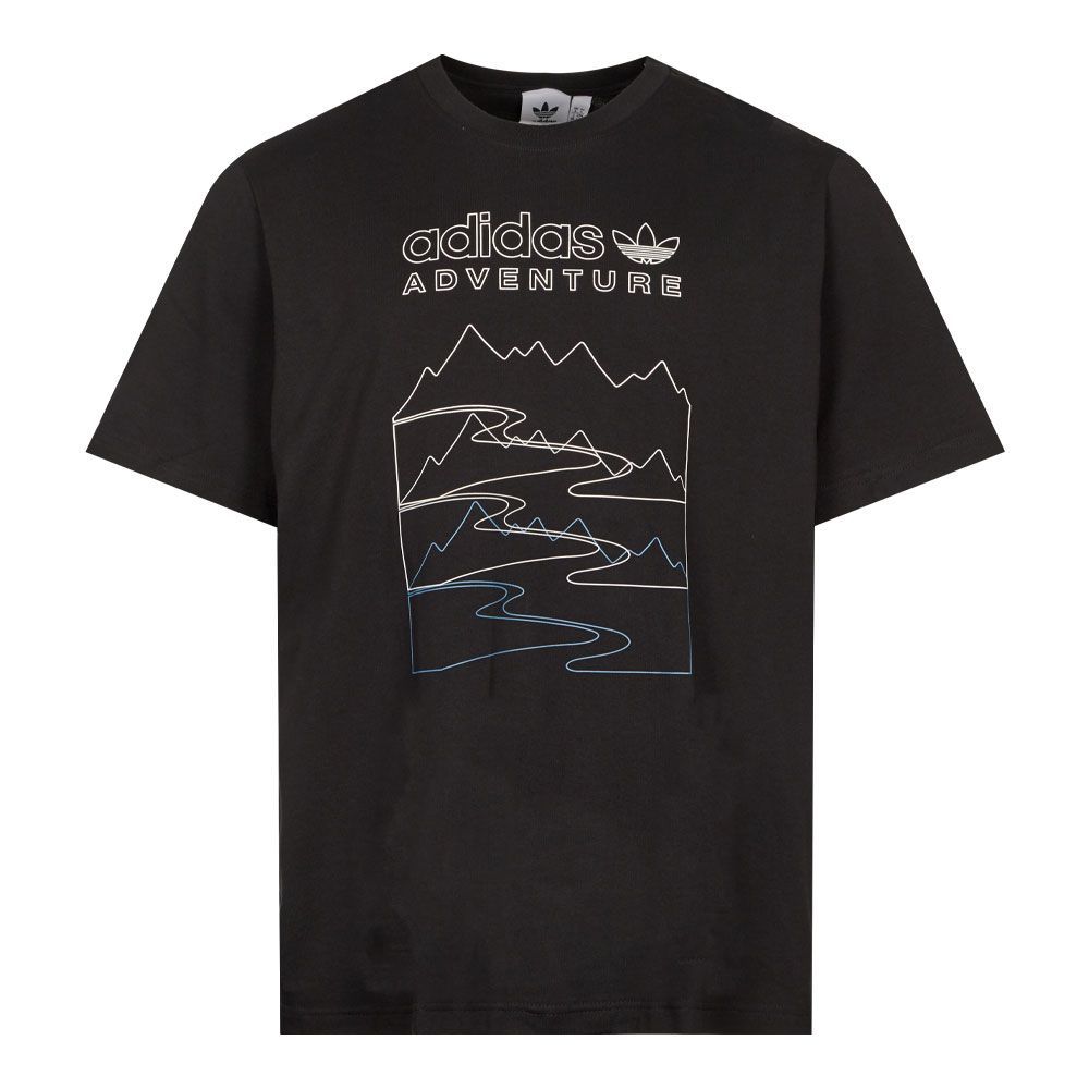 Adventure Mountain T-Shirt - Black