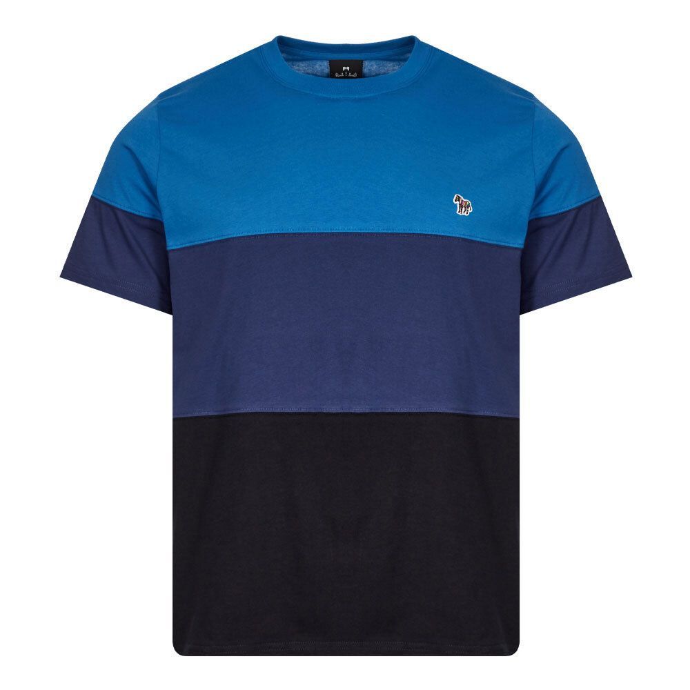 Panel T-Shirt - Blue