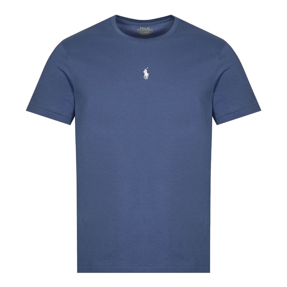 Centre Logo T-Shirt - Carson Blue