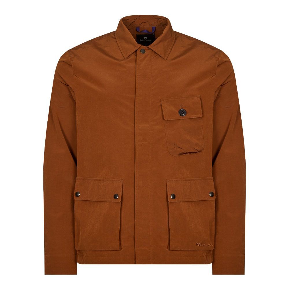 Cropped Field Jacket - Chocolate