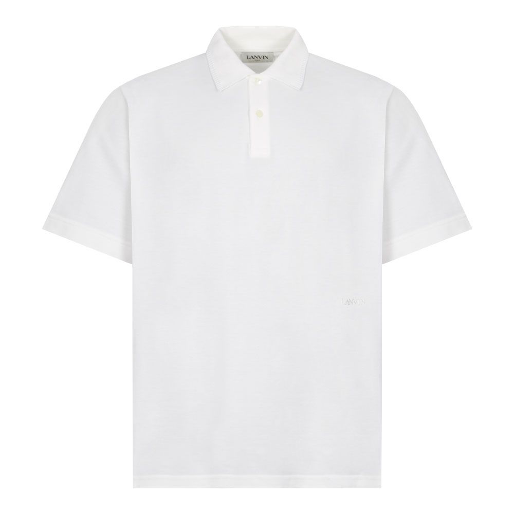 Logo Polo Shirt - Optic White