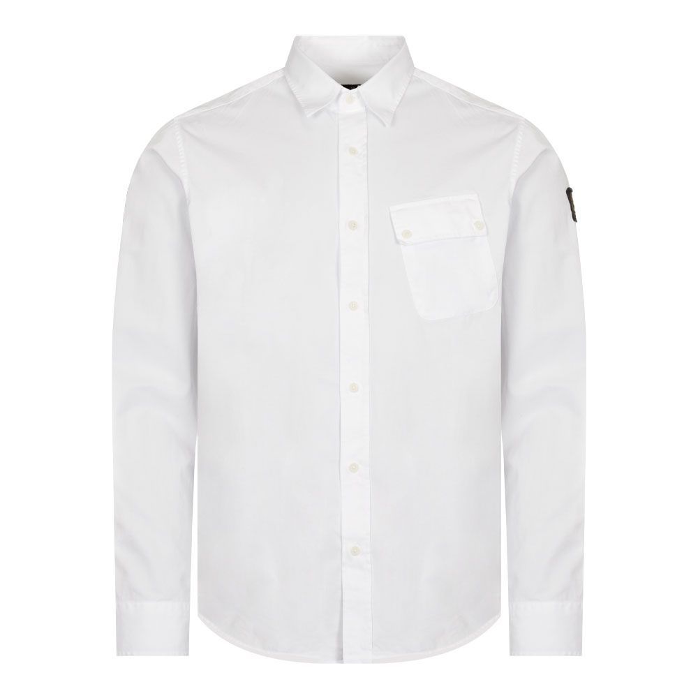 Long Sleeve Pitch Shirt - White