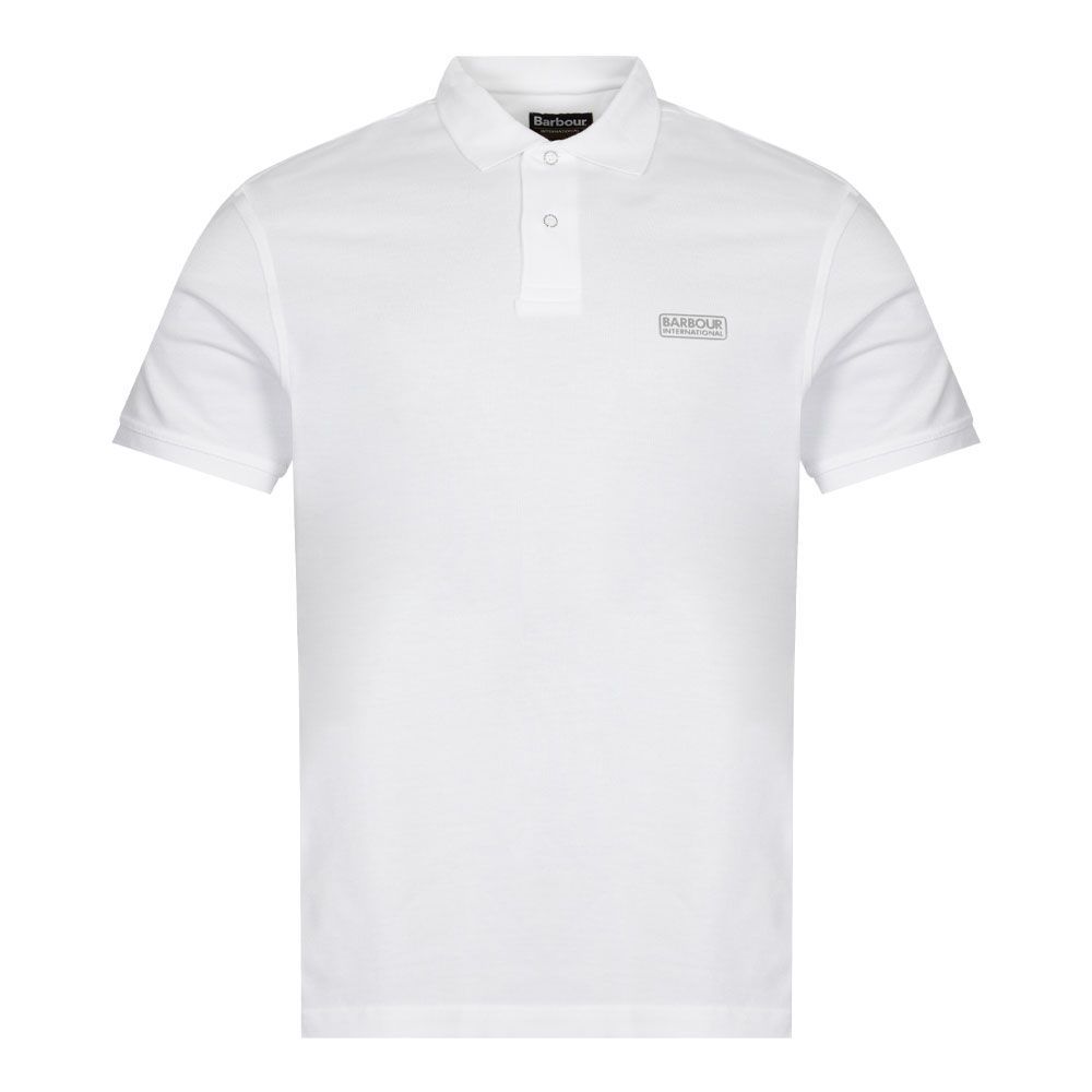 Polo Shirt Logo - White