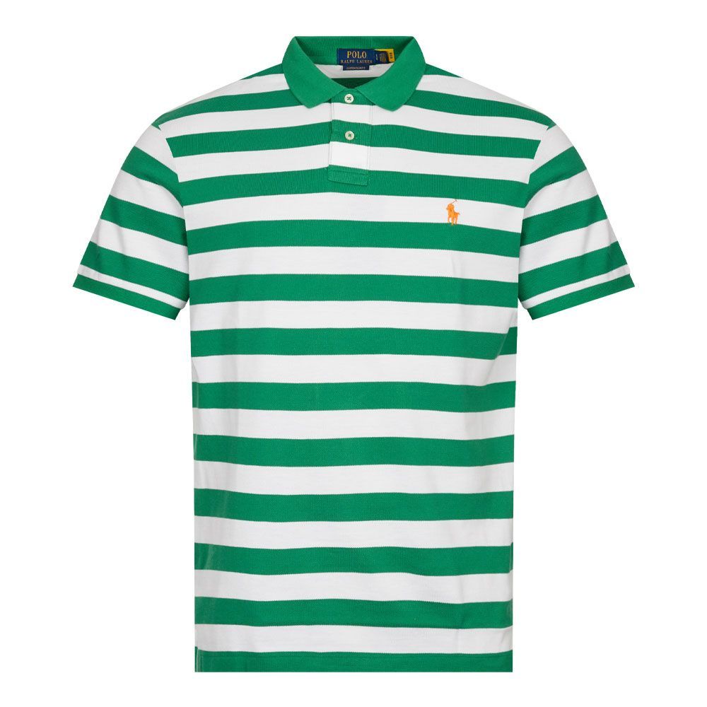 Stripe Polo Shirt - Lifeboat Green