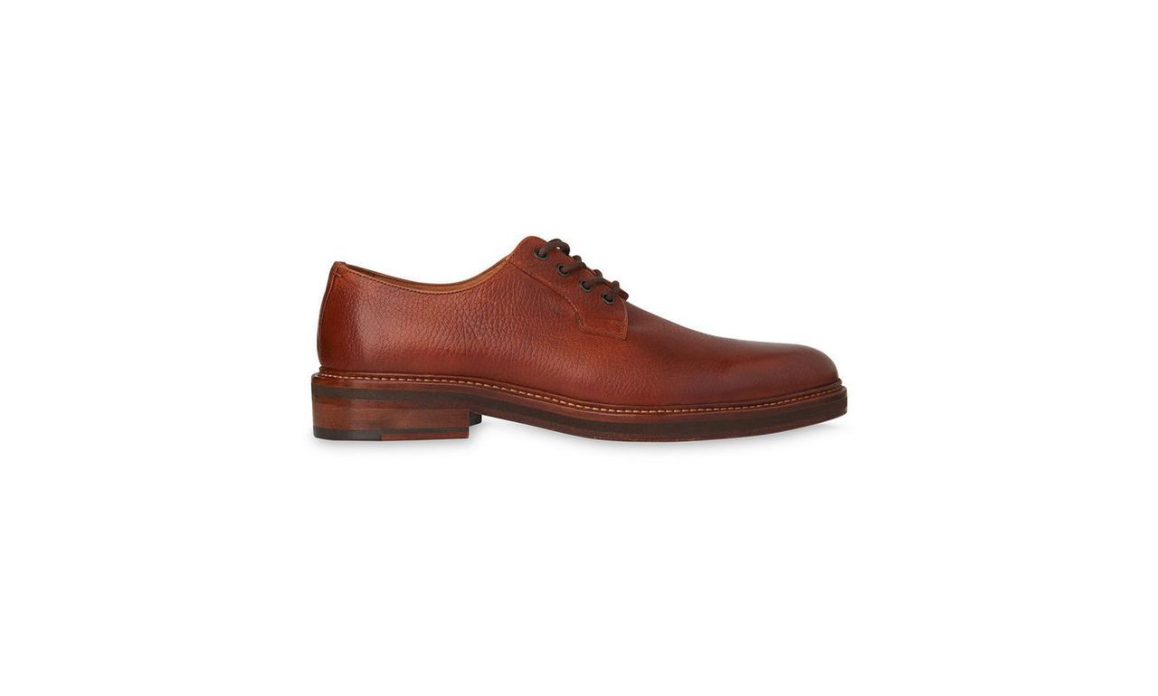 Grained Leather Derby