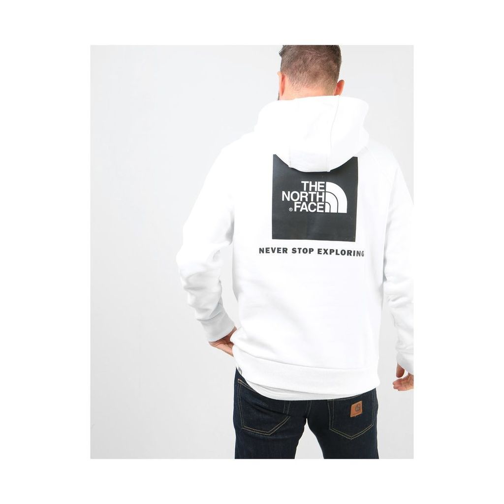 The North Face Raglan Red Box Pullover Hoodie - TNF White (S)