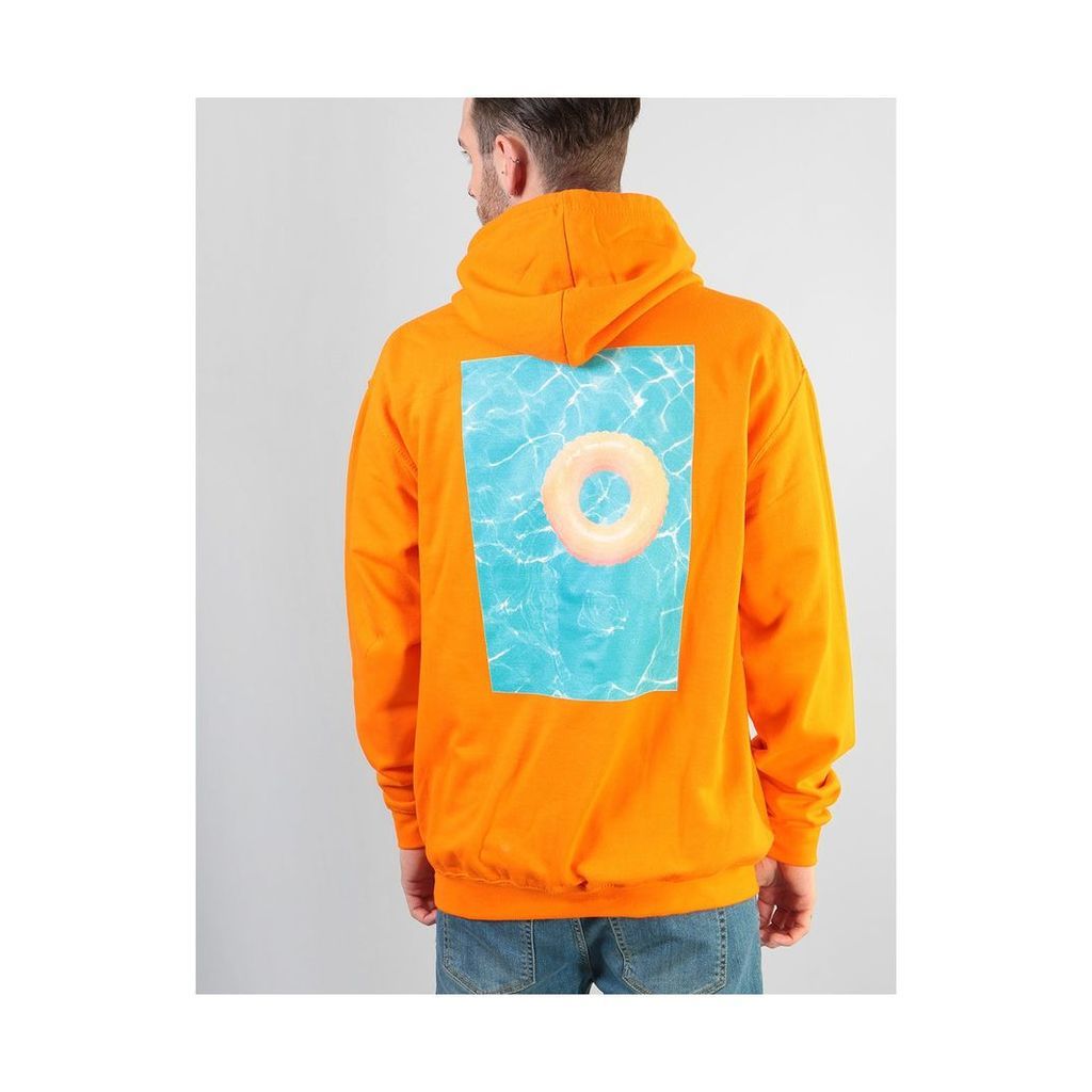Route One Pool Party Pullover Hoodie - Orange (S)