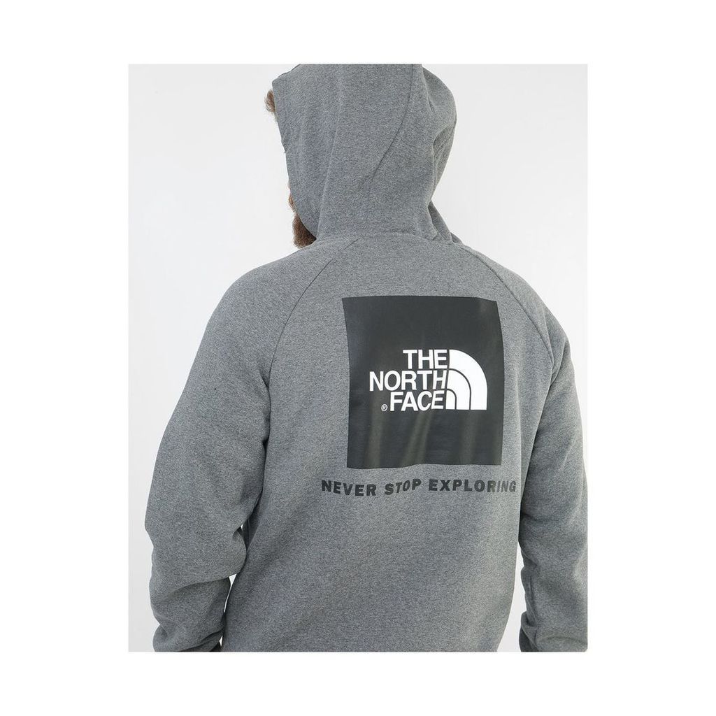The North Face Raglan Red Box Pullover Hoodie - TNF Grey Heather (S)