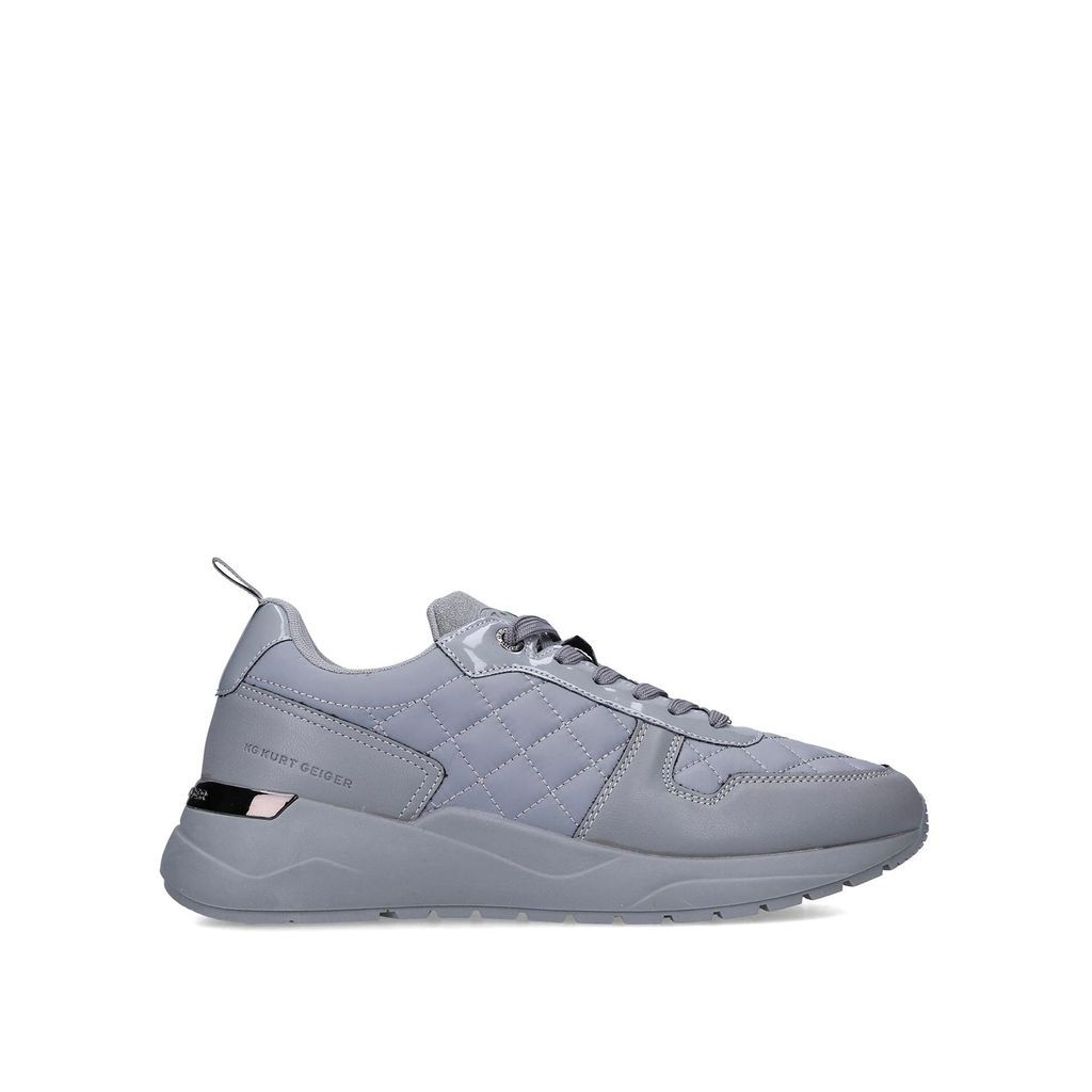 Men's Trainers Grey Kofi Quilted