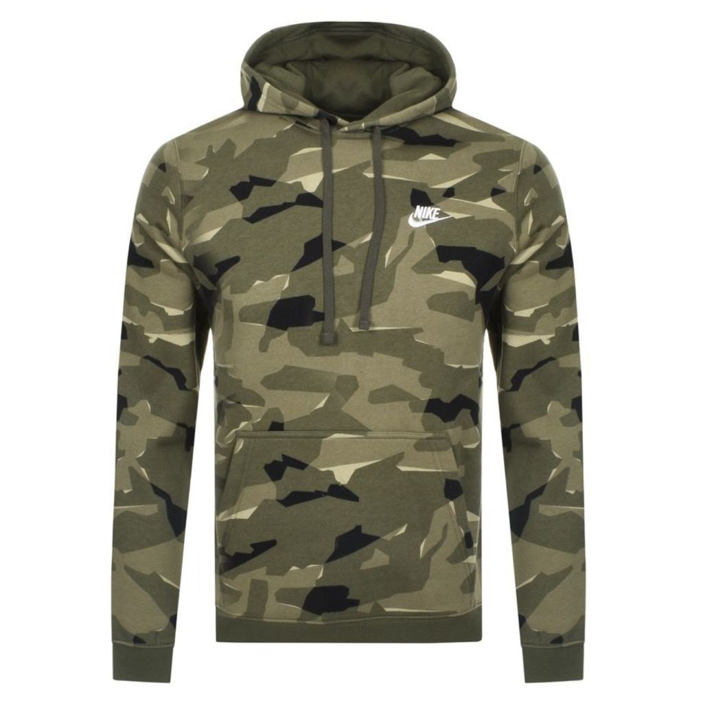 Nike Heritage Camouflage Hoodie Khaki