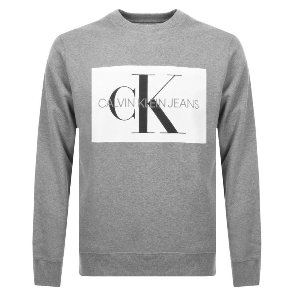 Calvin Klein Jeans Monogram Sweatshirt Grey