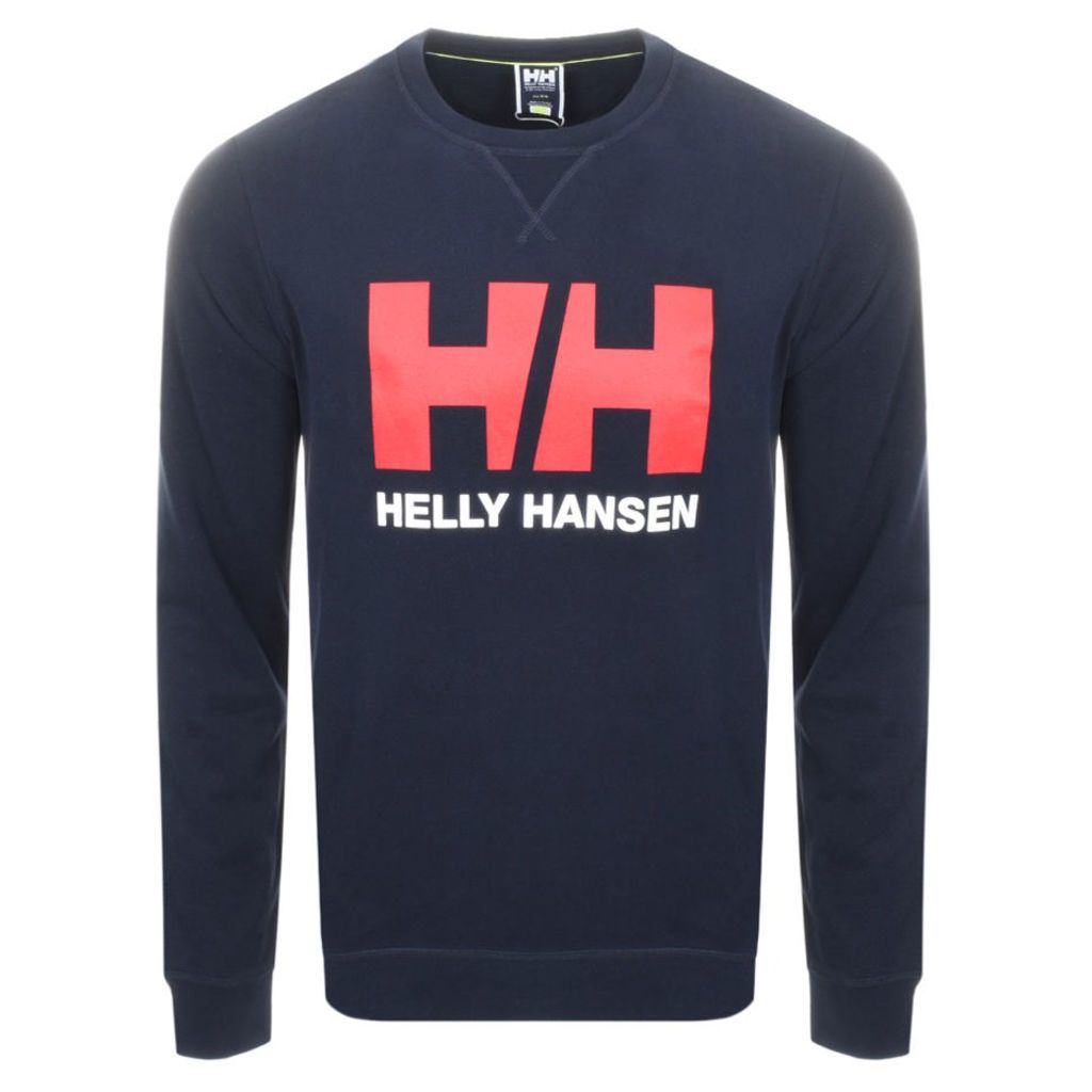 Helly Hansen Logo Crew Neck Sweatshirt Navy
