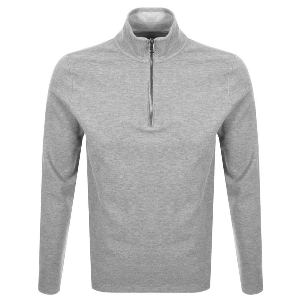 Michael Kors Half Zip Elevated Sweatshirt Grey