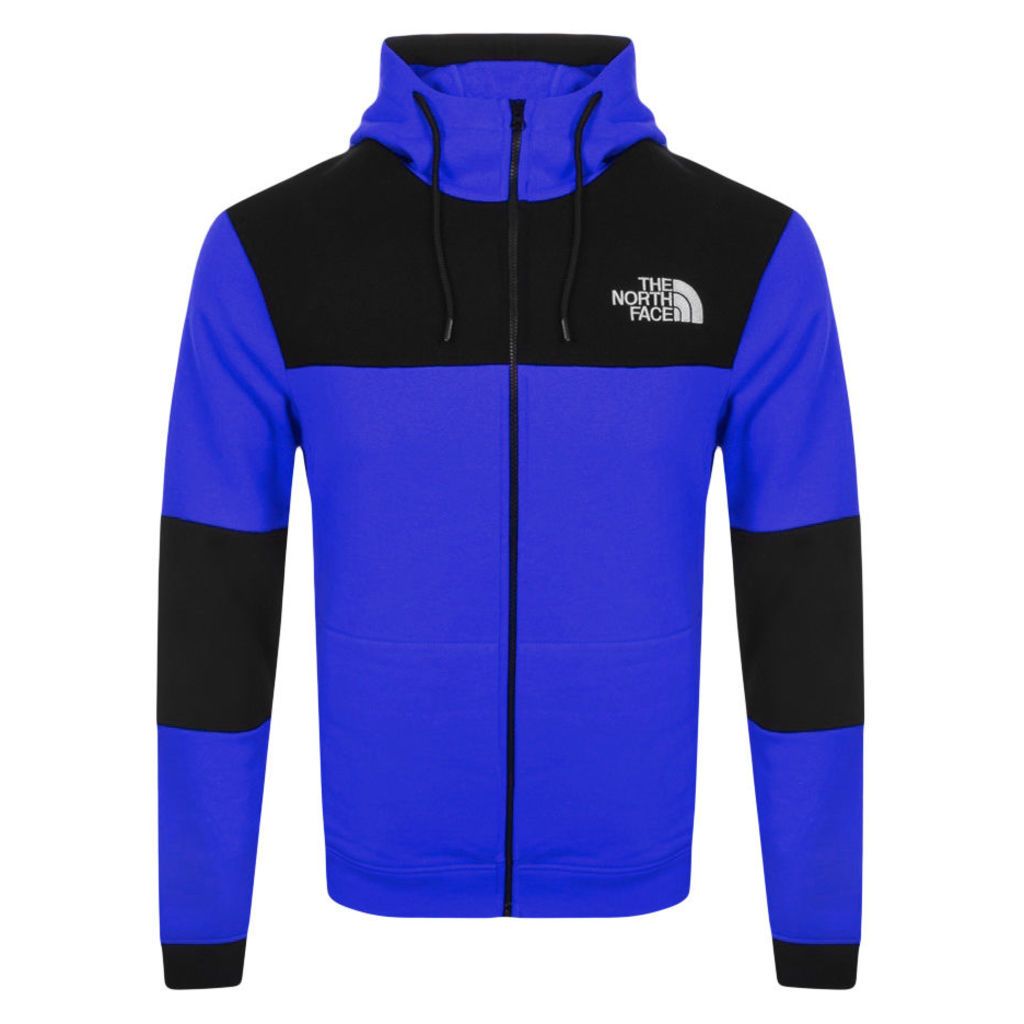 The North Face Himalayan Full Zip Hoodie Blue