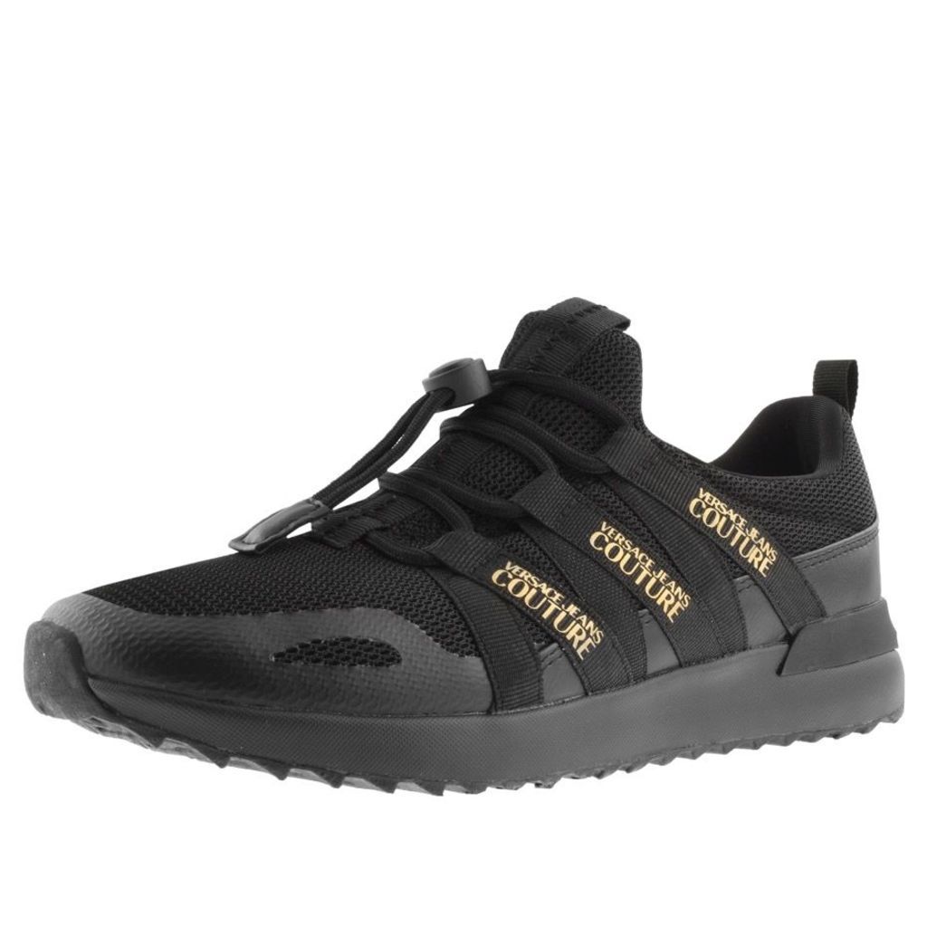 Versace Jeans Couture Logo Trainers Black