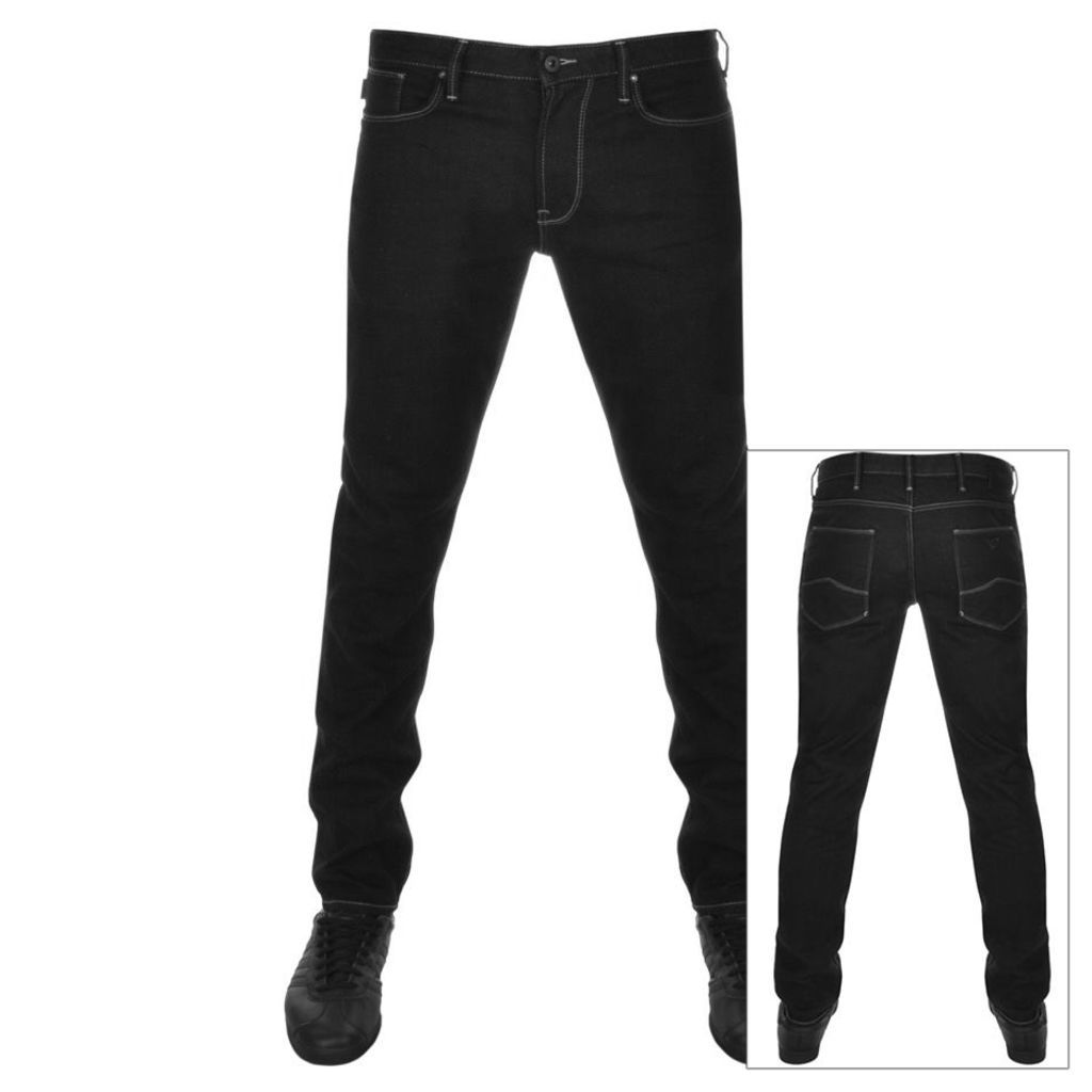 Emporio Armani J06 Slim Fit Jeans Black