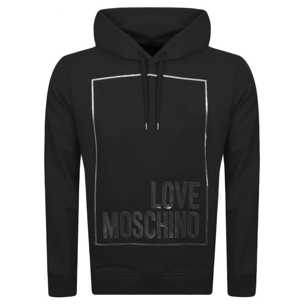Love Moschino Logo Hoodie Black