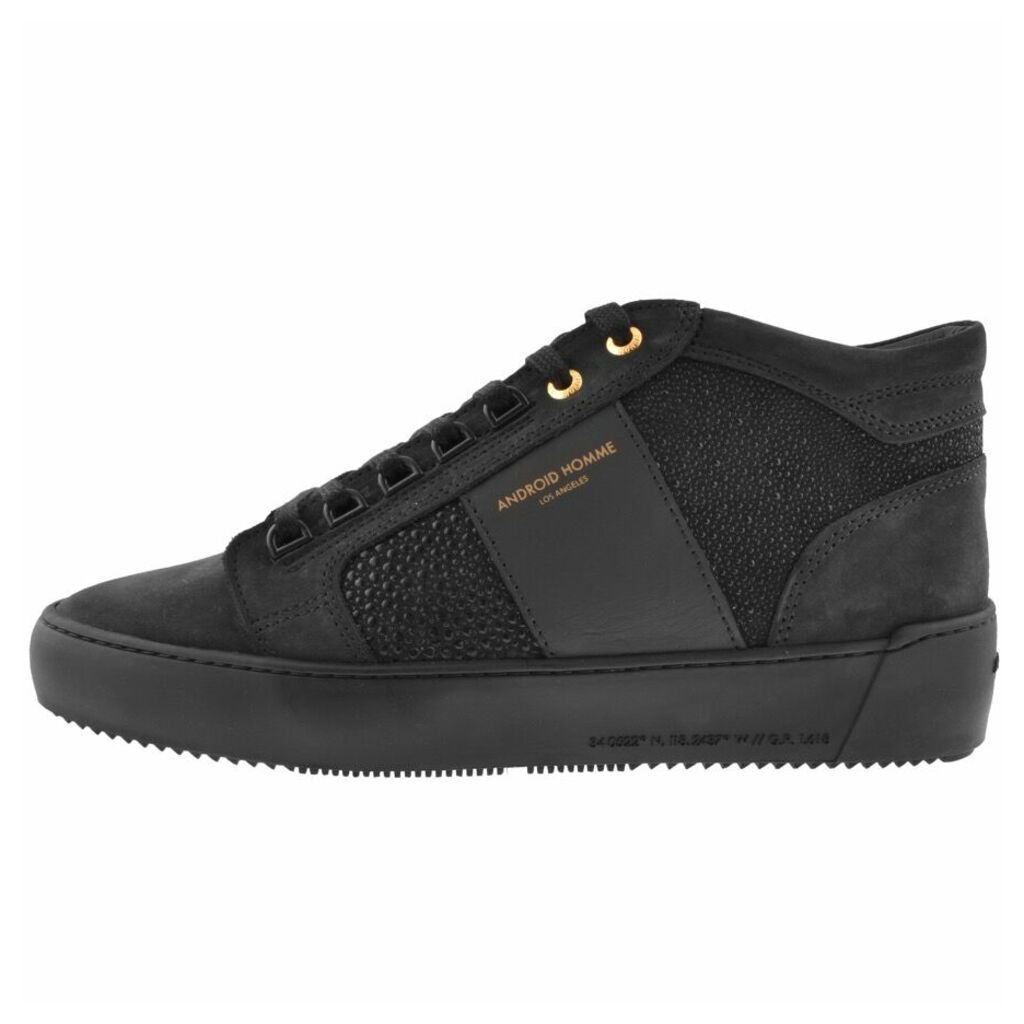 Android Homme Prop Mid GEO Suede Trainers Navy