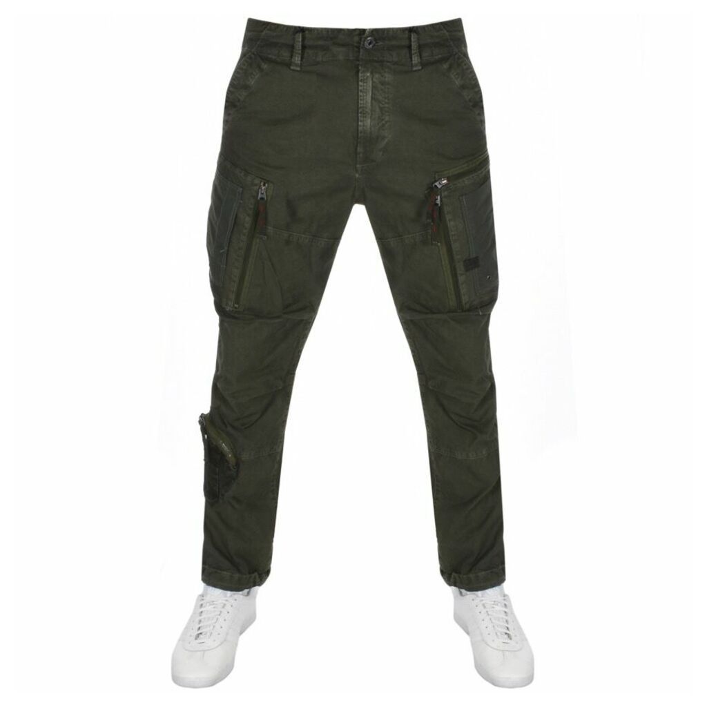 G Star Raw Arris Tapered Trousers Green