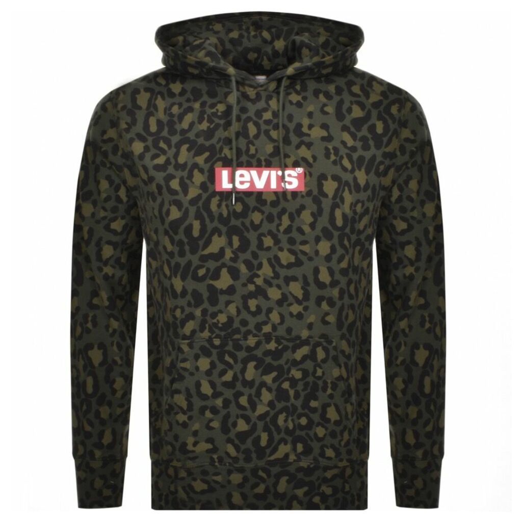 Levis Pullover Camouflage Hoodie Green