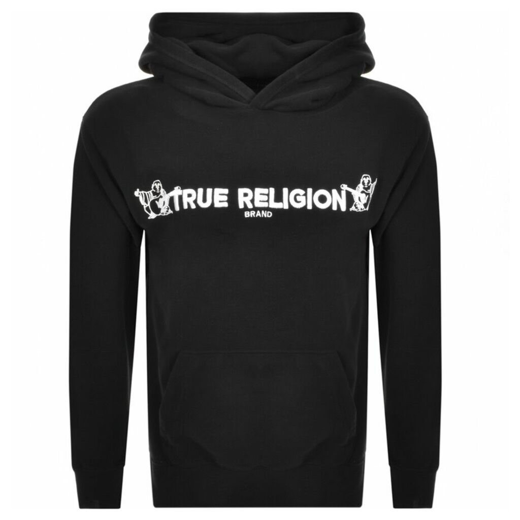 True Religion Logo Hoodie Black