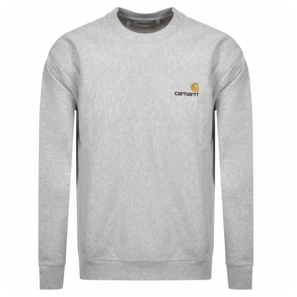 Carhartt Script Logo Sweatshirt Grey