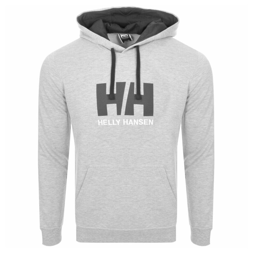 Helly Hansen Logo Hoodie Grey