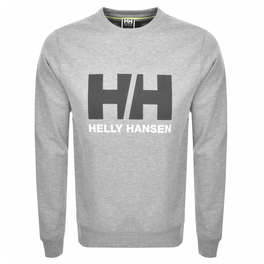 Helly Hansen Logo Crew Neck Sweatshirt Grey