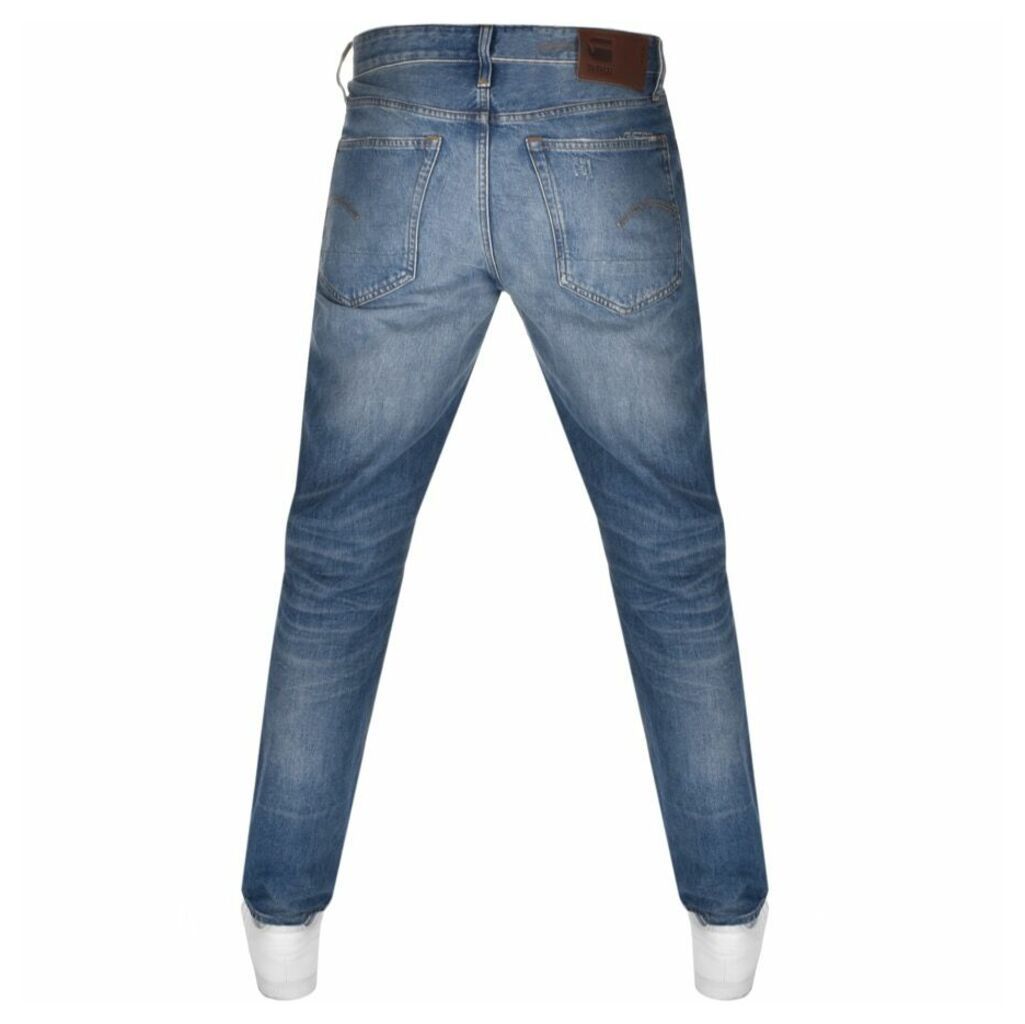 G Star Raw 3301 Straight Tapered Jeans Blue
