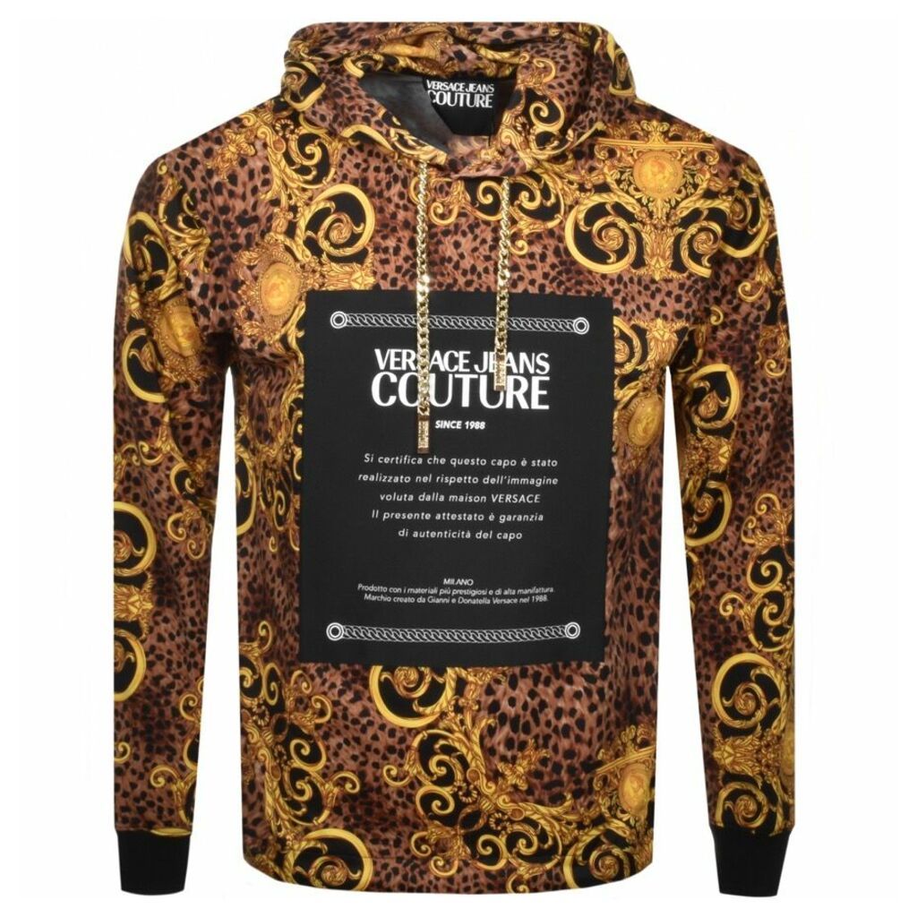 Versace Jeans Couture Logo Hoodie Black