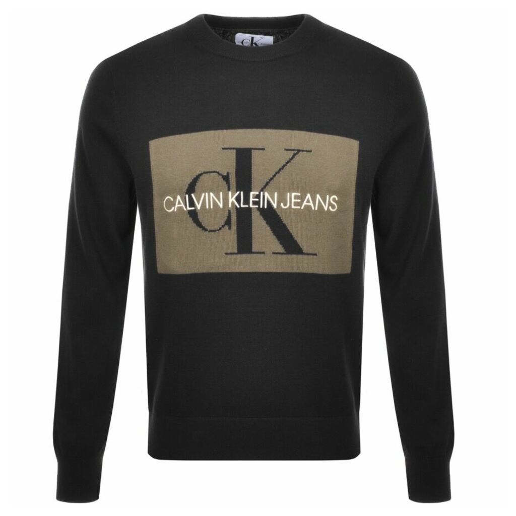 Calvin Klein Jeans Monogram Sweatshirt Black