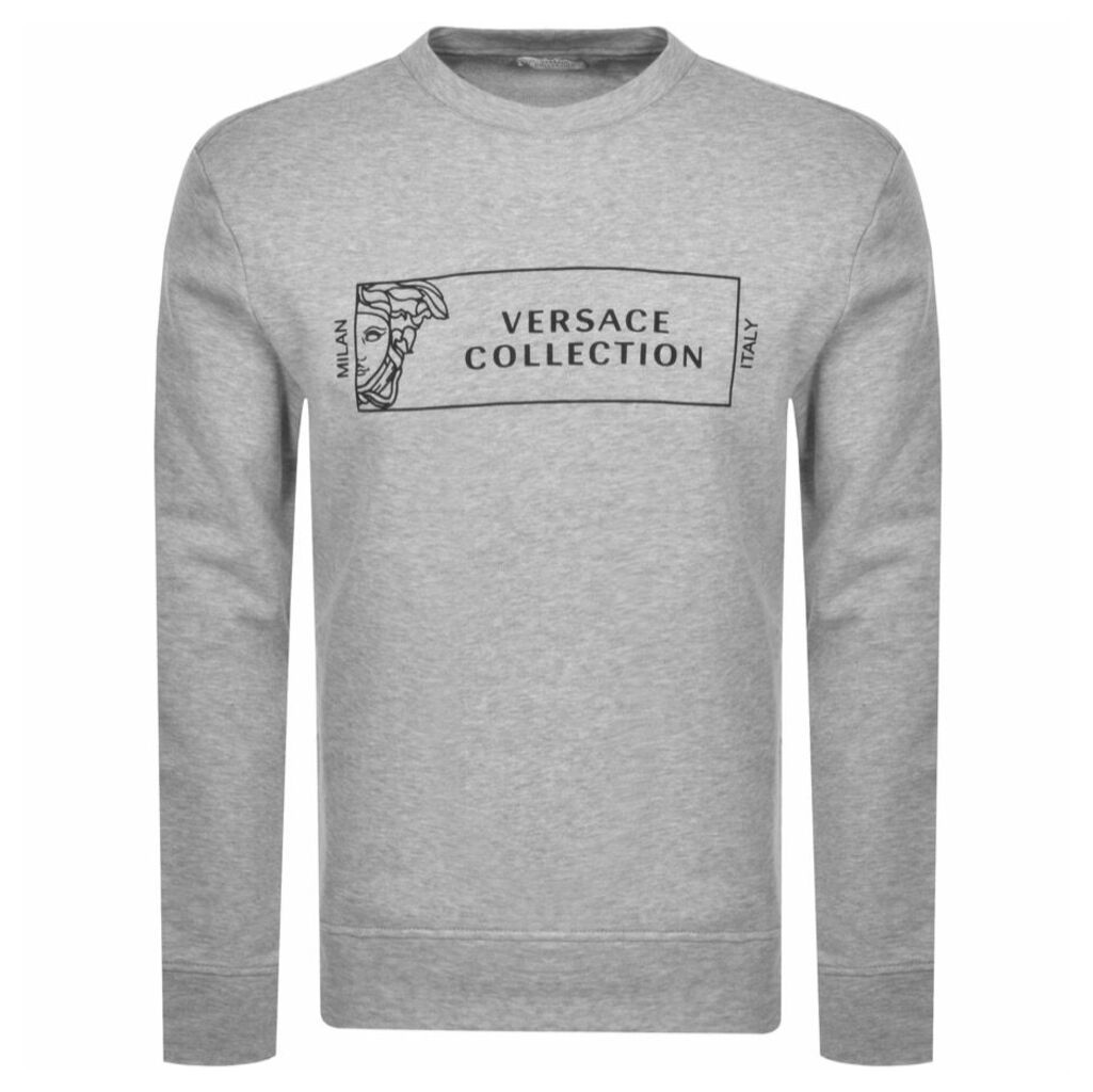 Versace Collection Crew Neck Sweatshirt Grey