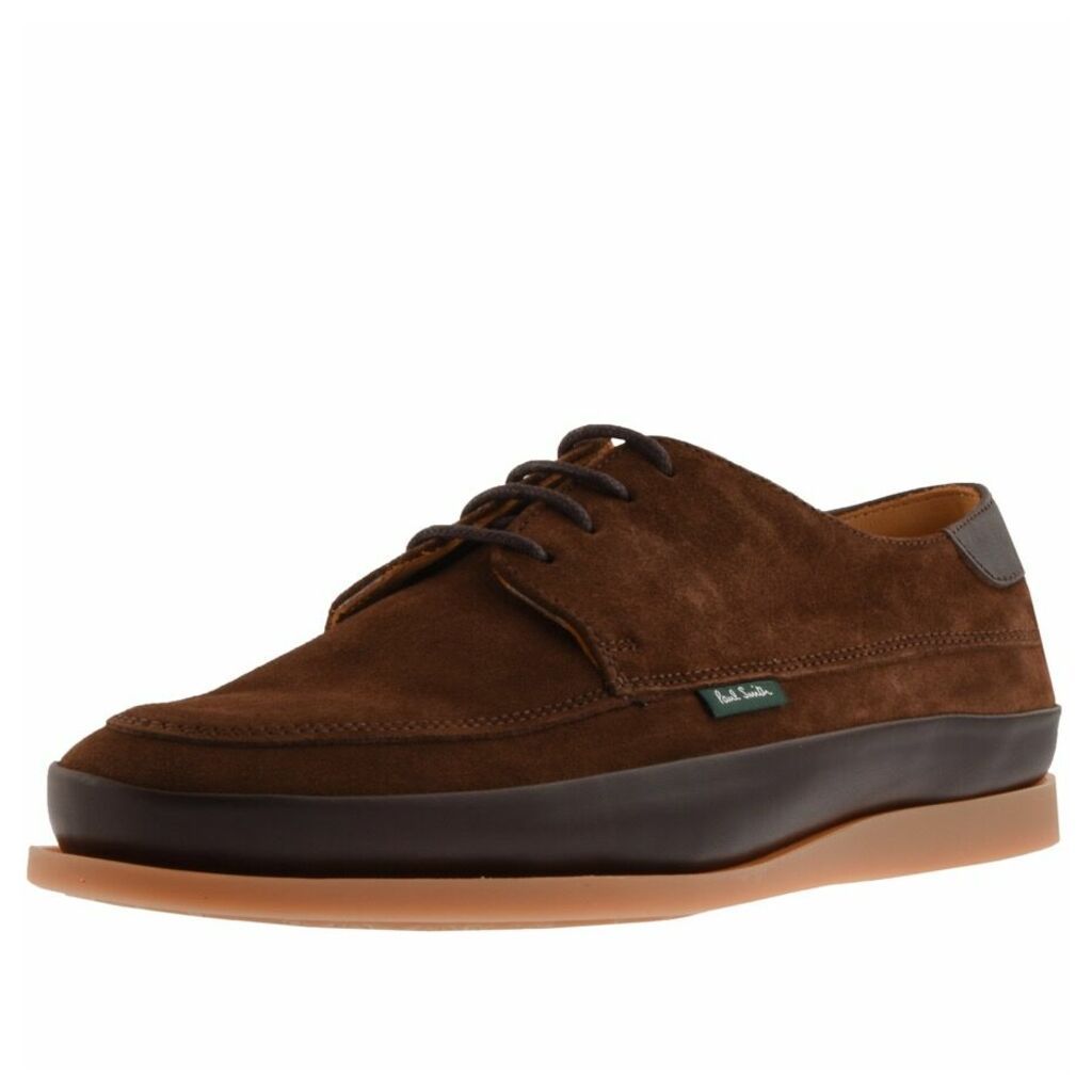 PS By Paul Smith Broc Boat Shoes Brown