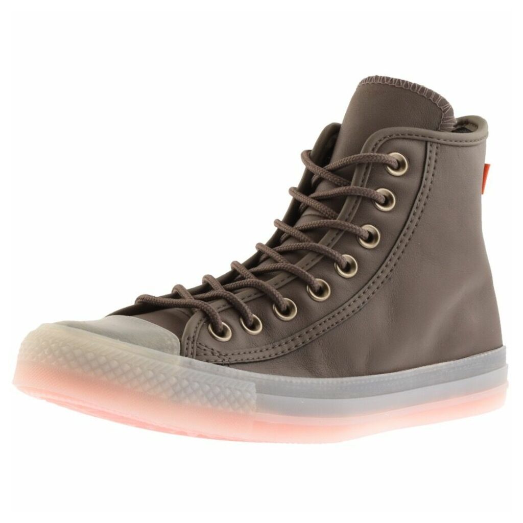 Converse All Star Hi Top Trainers Brown