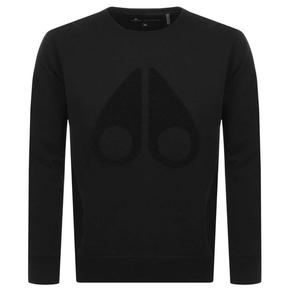 Moose Knuckles Logo Sweatshirt Black